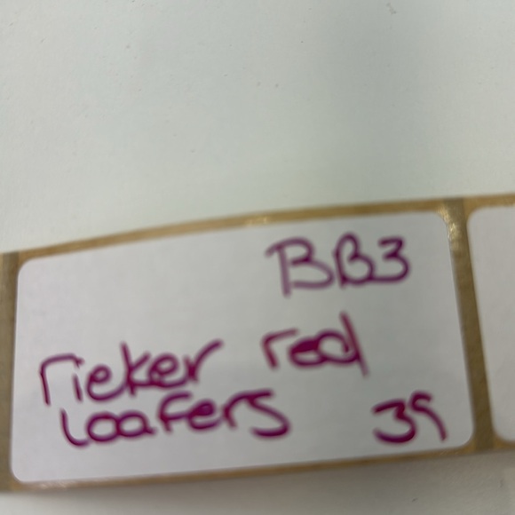 rieker red leather Women's loafer shoes - Picture 11 of 11